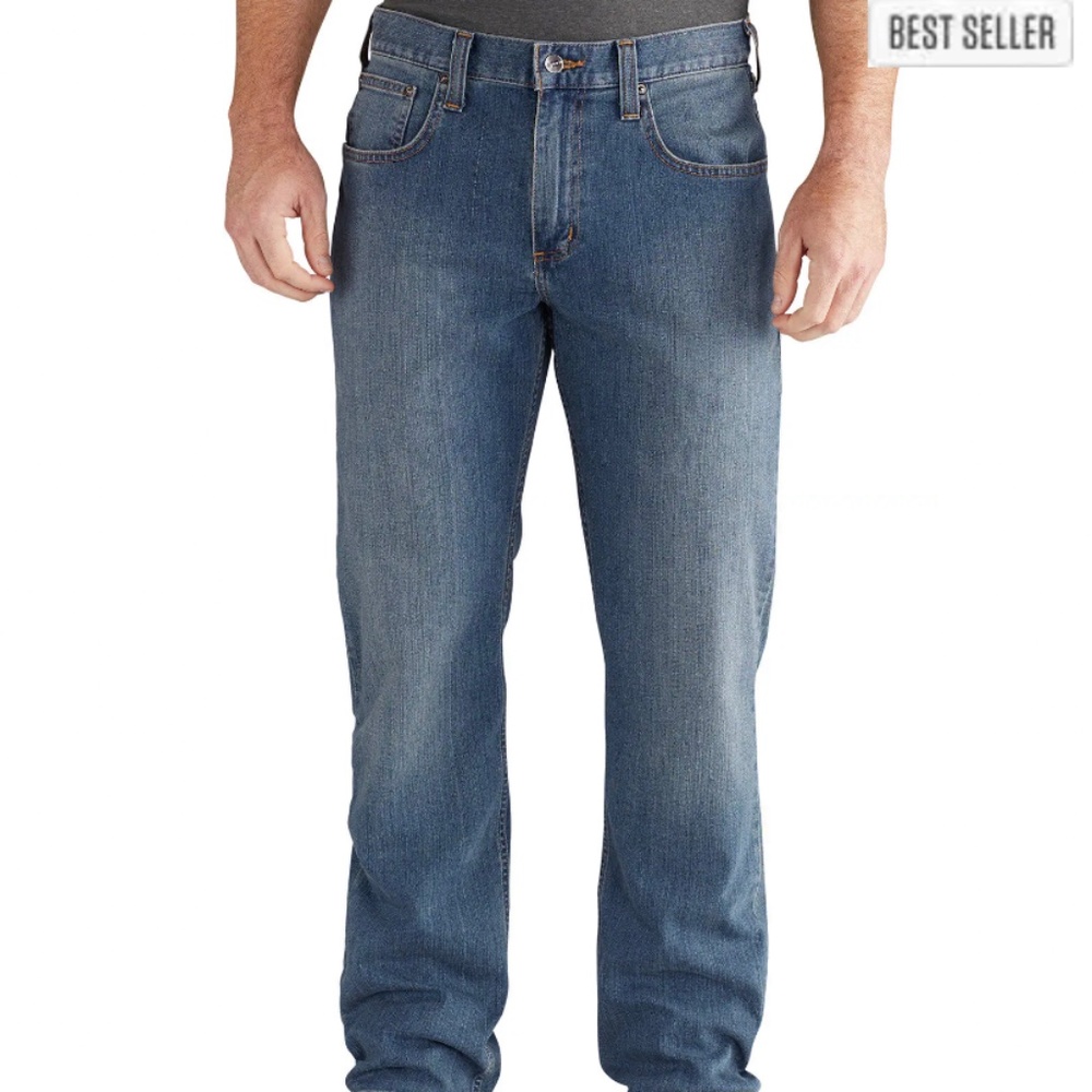 Carhartt Jeans Mens Size 36 X 32 Relaxed Fit Rugged Flex Model BD2804-M